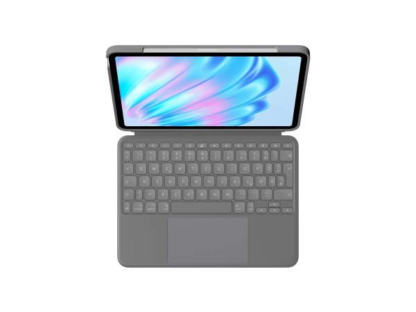 Logitech Combo Touch - Tastatur und Foliohülle - mit Trackpad - hintergrundbeleu... - Tastiera - QWE