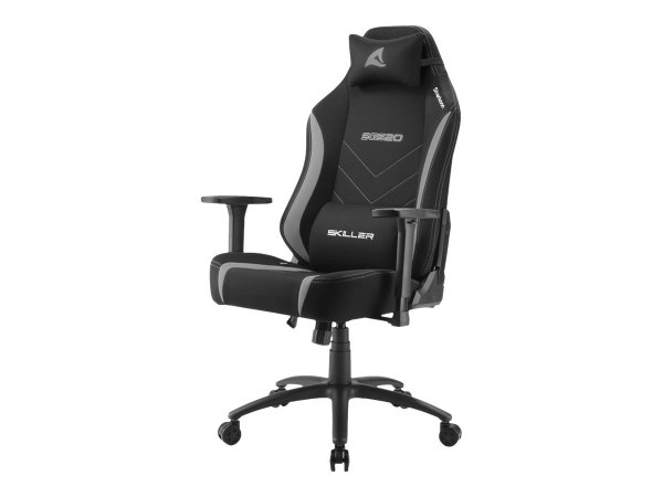 Sharkoon SKILLER SGS20 Fabric - Seduta imbottita - Schienale imbottito - Nero - Grigio - Nero - Grig