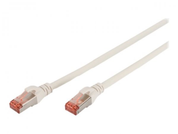 DIGITUS Cavo patch CAT 6 S/FTP - 2 m - Cat6 - S/FTP (S-STP) - RJ-45 - RJ-45 - Bianco