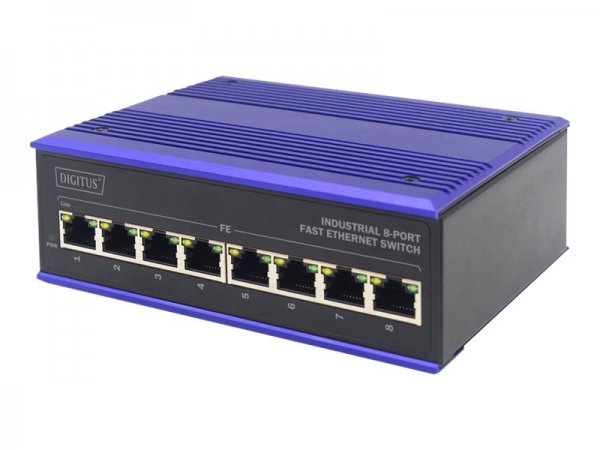 DIGITUS Electronic DN-650106 - Fast Ethernet (10/100) - Full duplex - Montabile a parete