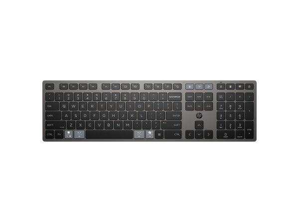 HP 720 Multi-Device Rechargeable Wireless Keyboard - Tastiera - QWERTZ