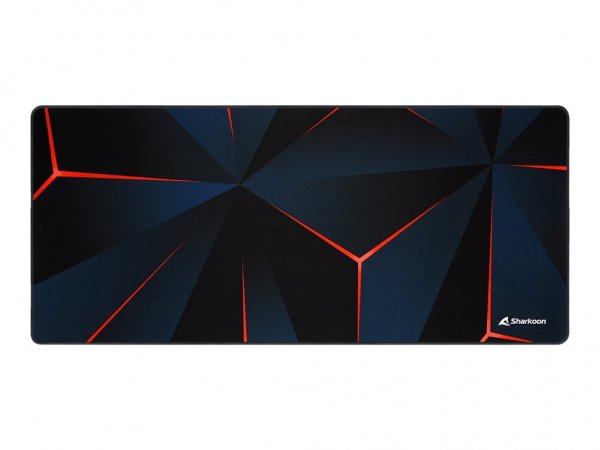 Sharkoon SKILLER SGP30 - Nero - Blu - Arancione - Fantasia - Gomma - Tessile - Barra appoggiaferro a