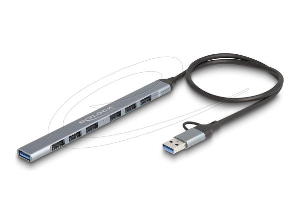 Delock Slim USB Hub mit Type-C oder Typ-A