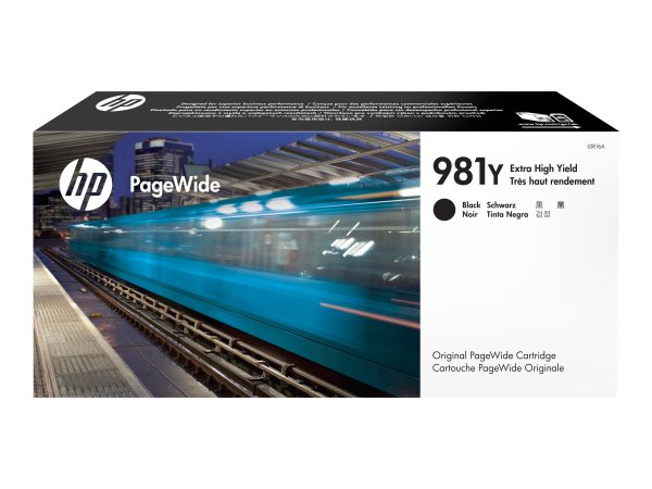 HP Cartuccia nero originale ad altissima capacità PageWide 981Y - Resa elevata (XL) - Nero - Inchios