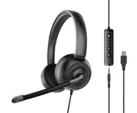 SPEEDLINK Metis USB Stereo Headset schwarz - Cuffia - Regolatore di volume