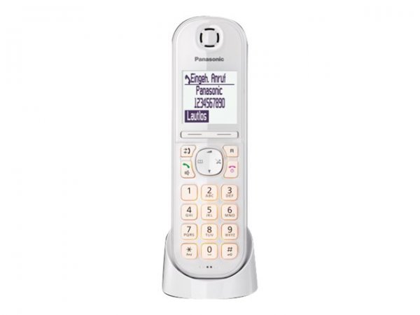 Panasonic KX-TGQ200 - IP Phone - Nero - Cornetta wireless - 4 linee - 100 voci - 1.88 - 1.9 GHz