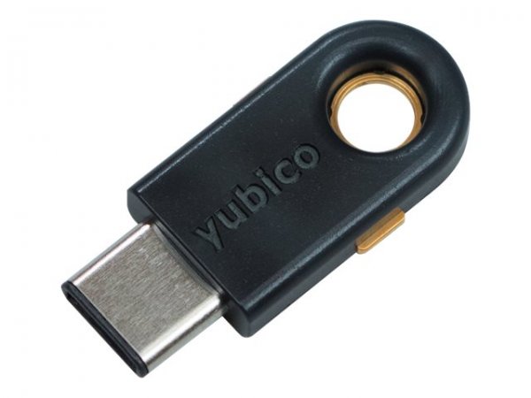 YUBICO YubiKey 5C - Windows - Mac OS - Linux - No Batteries Required - Nero - Google account - Micro