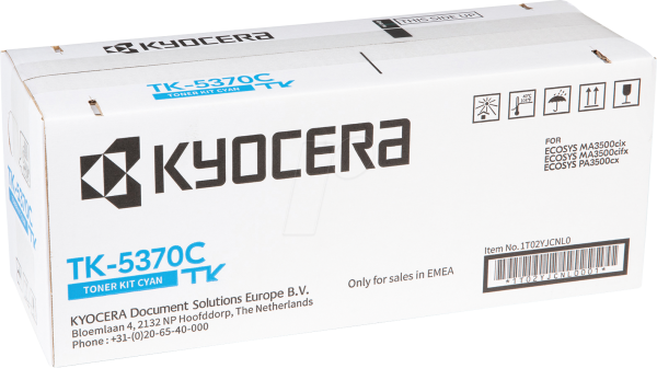 Kyocera TK-5370C - 5000 pagine - Ciano - 1 pz