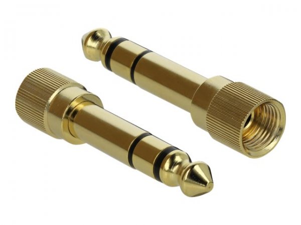 Delock 85780 - 3.5mm - Maschio - 3.5mm - Femmina - 1 m - Nero - Grigio