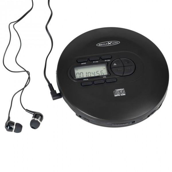 Reflexion PCD520ME Discman/MP3-Player Anti-Shock schwarz - MP3-Player - Lettore cd