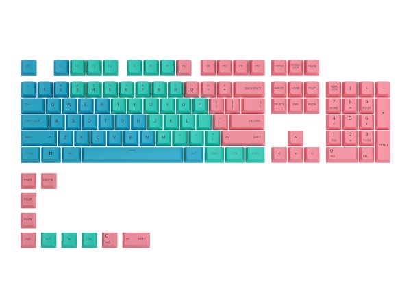 Glorious PC Gaming Race GLO-KC-GPBT-P - Coperchio per tastiera - Plastica - Blu - Verde - Rosa