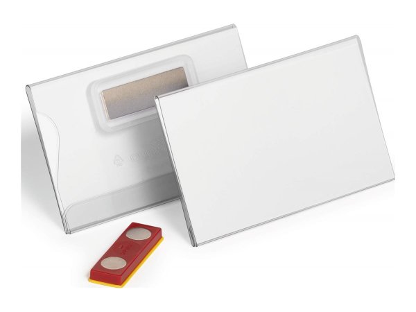 Durable Namensschild m Magnet verdrehsicher 54x90mm 25er PAK