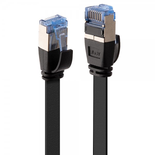 Lindy 47485 - 10 m - Cat6a - U/FTP (STP) - RJ-45 - RJ-45 - Nero