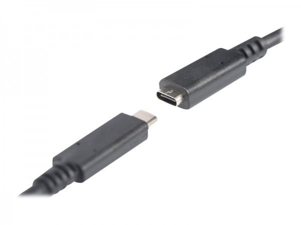 DIGITUS Cavo di prolunga USB-C - USB-C - USB-C - 1,5 m - USB C - USB C - USB 2.0 - 0,48 Gbit/s - Ner