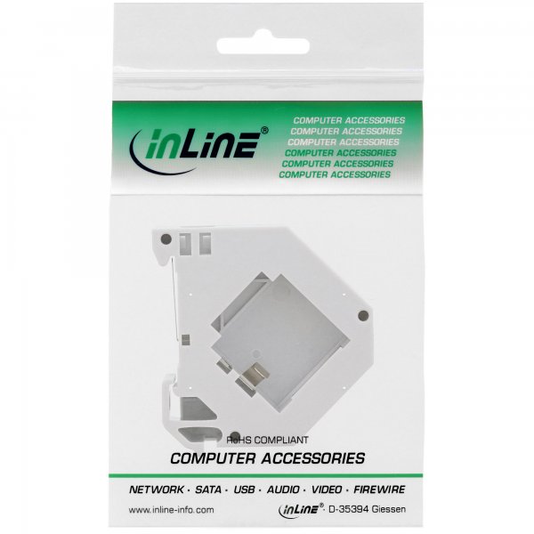 InLine Supporto modulare Keystone SNAP-In - guida DIN