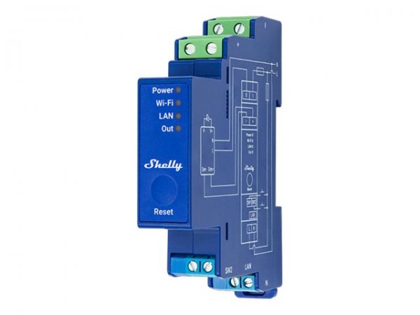 Shelly Pro Dimmer 0/1-10V PM 1xLAN/Verbrauchsmessung/BT/WiFi
