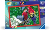 Ravensburger Malen nach Zahlen - Bunte Papageien