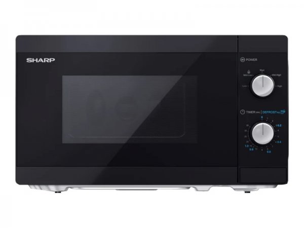 Sharp YC-MS01E-B - Superficie piana - Solo microonde - 20 L - 800 W - Manopola - Nero