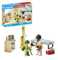 PLAYMOBIL Action Kinderarzt mit Teddybär Arzt