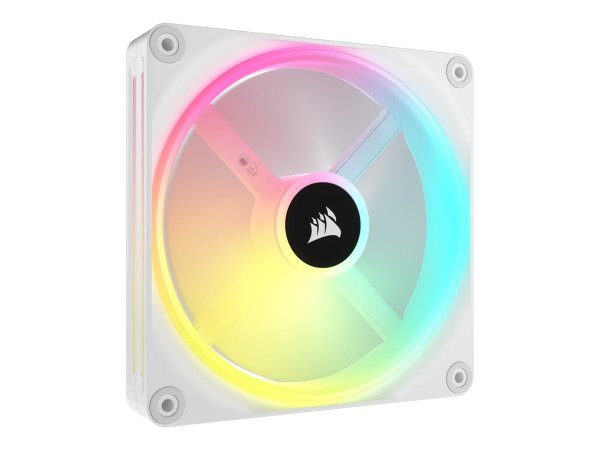 Corsair iCUE LINK QX140 RGB - Ventilatore - 14 cm - 480 Giri/min - 2000 Giri/min - Bianco