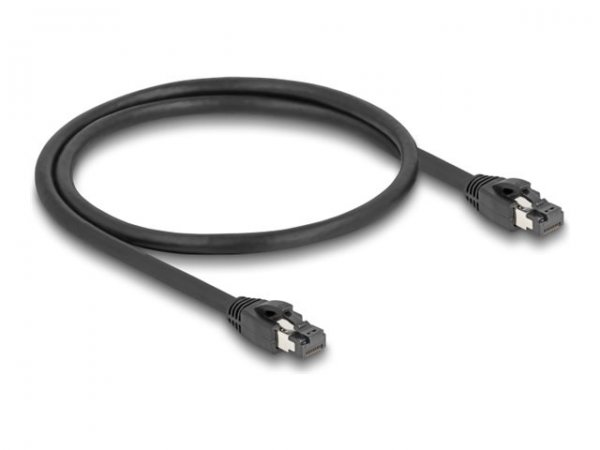 Delock Cavo di rete RJ45 Cat.8.1 S/FTP da 50 cm a 40 Gbps nero - 50 m - Cat8.1 - S/FTP (S-STP) - RJ-