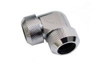Alphacool Eiszapfen 13mm HardTube Anschraubtülle 90° L-Verbinder Plexi- Messingrohre