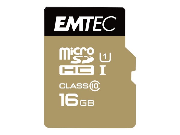 EMTEC Gold+ - Flash-Speicherkarte SD-Adapter - Secure Digital (SD)