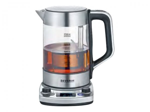 SEVERIN WK 3422 - 1,7 L - 3000 W - Acciaio inox - Vetro - Acciaio inox - Termostato regolabile - Ind