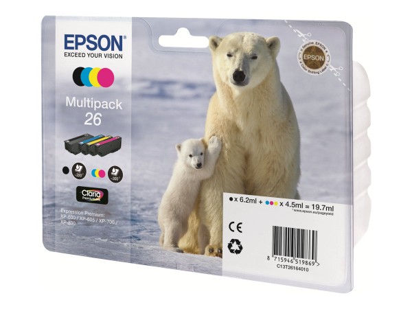 Epson 26 Multipack - Originale - Cartuccia di inchiostro