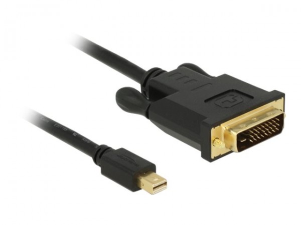 Delock 83988 - 1 m - Mini DisplayPort - DVI-D - Maschio - Maschio - Oro