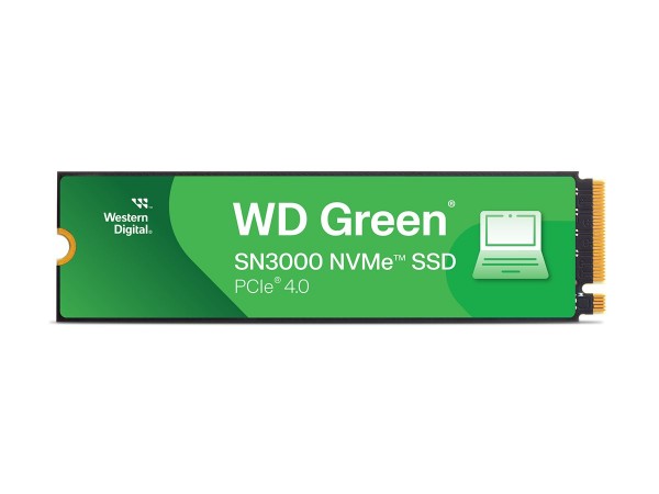 WD Green SN3000 WDS200T4G0E-00CPS0 - SSD - 2 TB - intern - M.2 2280 - PCIe 4.0 x4 (NVMe)