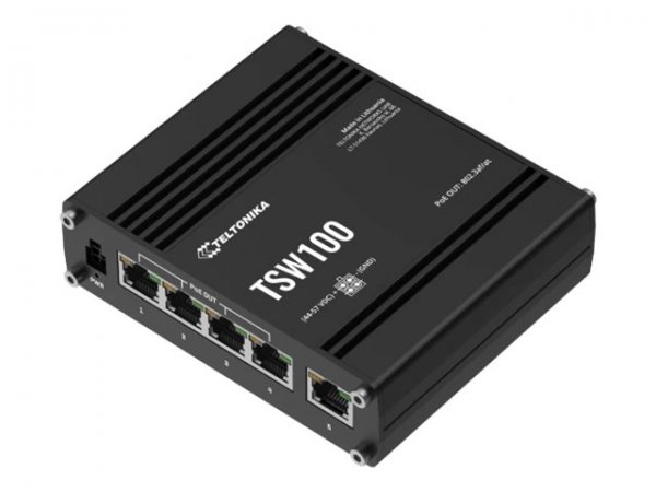 Teltonika TSW100 - Non gestito - Gigabit Ethernet (10/100/1000) - Supporto Power over Ethernet (PoE)