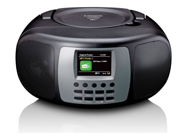 Lenco SCD-860 - Ghettoblaster - Registratore radio portatile - Stereo