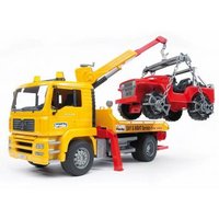 Bruder MAN TGA Breakdown truck with cross country vehicle - 4 anno/i - ABS sintetico - Multicolore