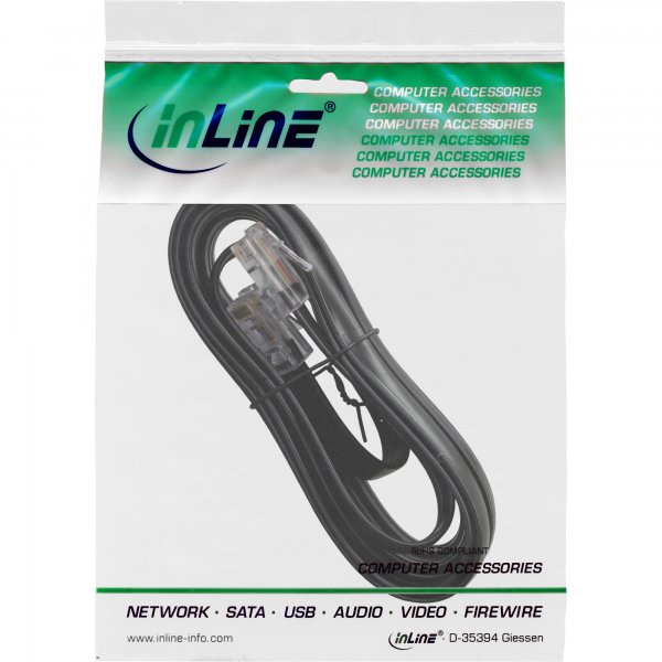 InLine Cavo ISDN,RJ45 8P/8C maschio/femmina - configurazione a 8pin 1:1 - 10m