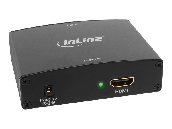 InLine Adattatore VGA + Audio (RCA) a HDMI - FullHD/1080p - Audio Stereo