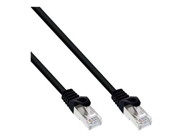 InLine Cavo patch Lan - SF/UTP - Cat.5e - nero - 2m