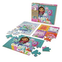 Spin Master Games Gabby?s Dollhouse Holzpuzzle-Sammlung 3 miau-tastische Puzzle...