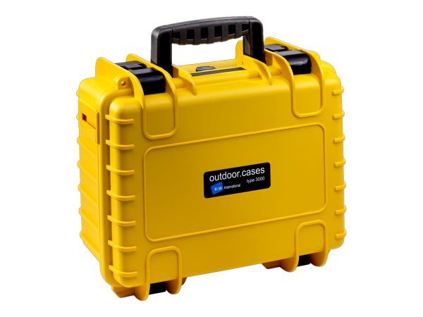 B&W International B&W Cases Type 3000 - Custodia rigida - Giallo