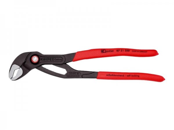 KNIPEX 87 21 250 - Pinze a becco di pappagallo - 5 cm - 4,6 cm - Acciaio al cromo vanadio - Rosso -