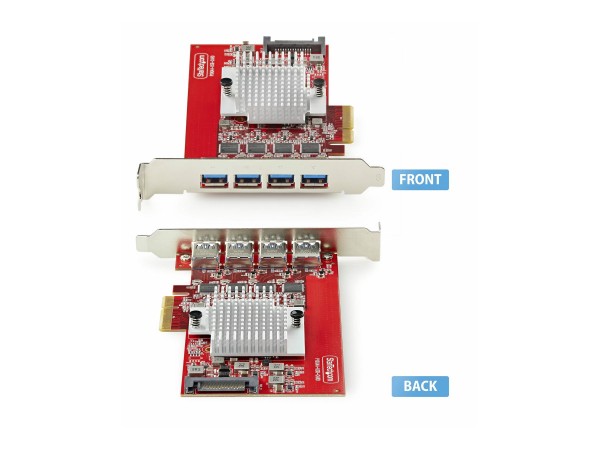 StarTech.com 4-Port Usb-A PCIe Card Usb 3.2 - Controller usb - PCI