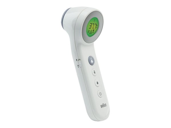 Braun BNT400 Digitales Fieberthermometer Fernwarnehmung Weiß Stirn