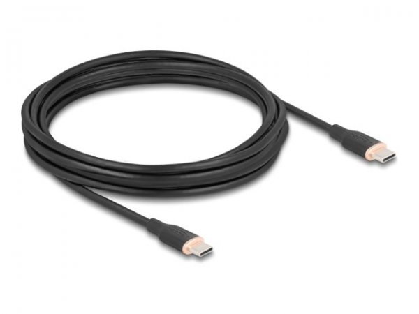 Delock USB 2.0 Kabel Typ-C St> PD 3.0 60W schwarz - Cavo - Digitale/dati