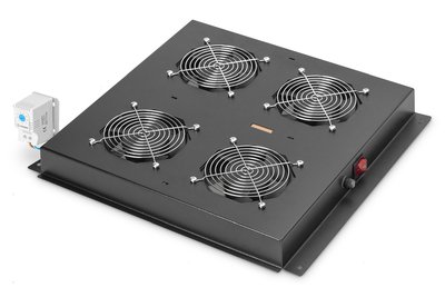 DIGITUS Unità di ventilazione da tetto per armadi di rete Unique & Varioflex-N e armadi di rete Dyna