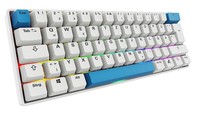 Sharkoon Skiller Sgk50 S4 Gen2 PBT weiß DE-Layout Gateron G Pro 3.0 Yellow - Tastiera - QWERTZ
