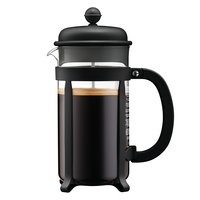 Bodum JAVA - ?affettiera a stantuffo - 1 L - Nero - Trasparente - Vetro - Acciaio inossidabile