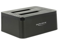 Delock 62661 - HDD - SATA - 2.5,3.5" - 5 Gbit/s - Nero - Potenza - Status