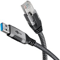 Goobay Ethernet-Kabel USB-A 3.0 auf RJ45 - Cavo - Digitale/dati