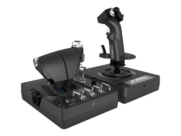 Logitech Pro Flight X56 Rhino H O T A S - Joystick - 31 tasti