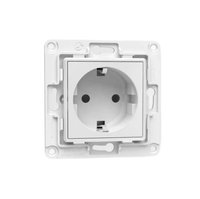Shelly Wall Socket EU - Tipo E - Bianco - 1 pz - 70 mm - 40 mm - 70 mm